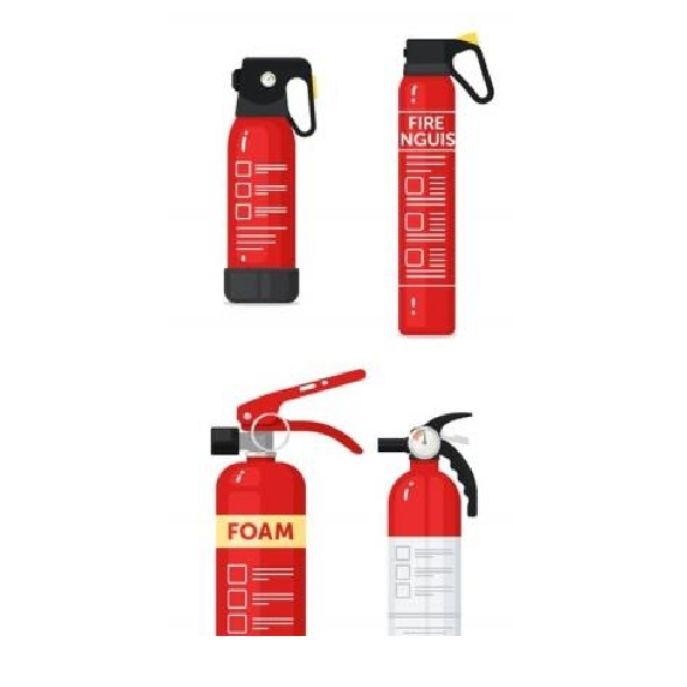PORTABLE FIRE EXTINGUISHERS (5)